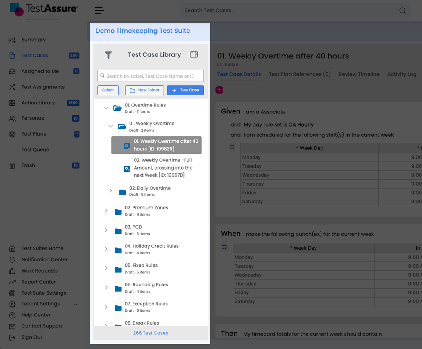 Pre-Built Library of Automated Tests