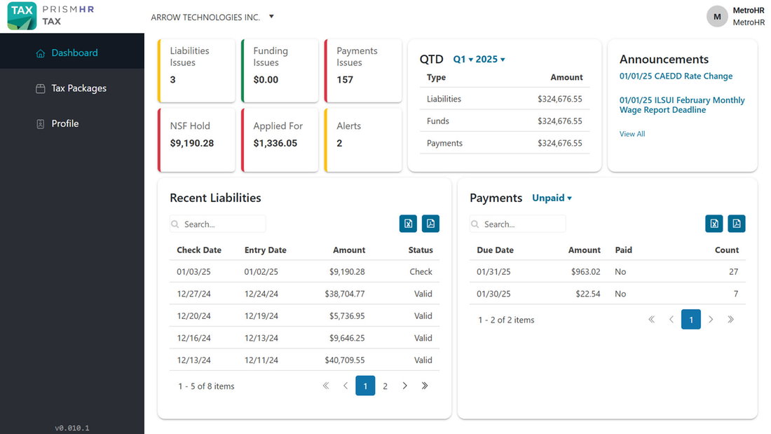 PrismHR Tax | PrismHR