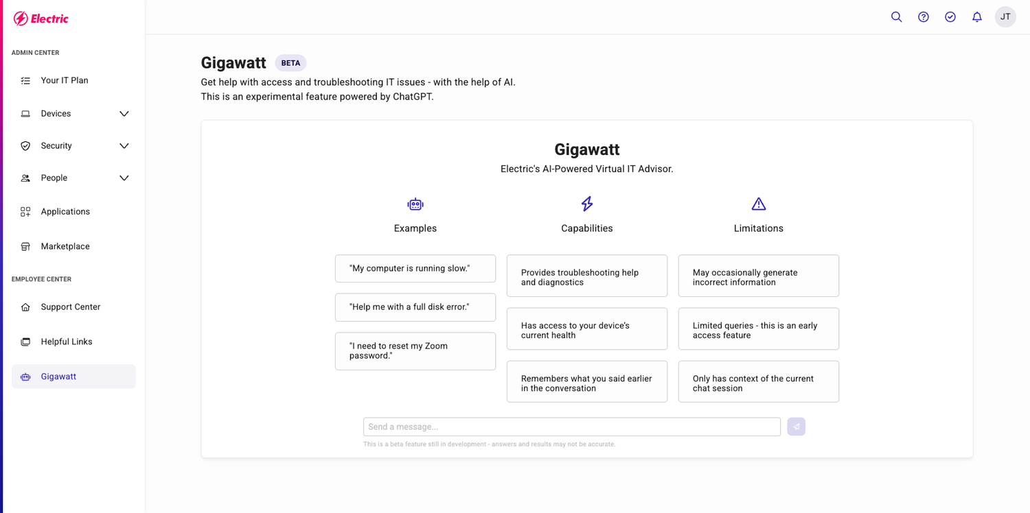 AI-Powered IT Assistant