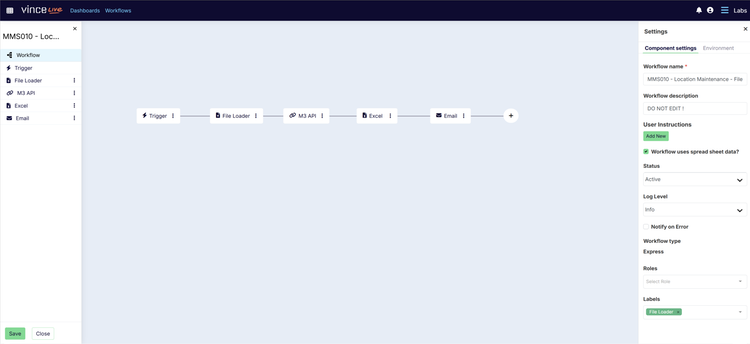 Workflow builder