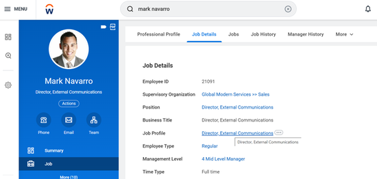 Korn Ferry Job Profile Manager | Workday Marketplace