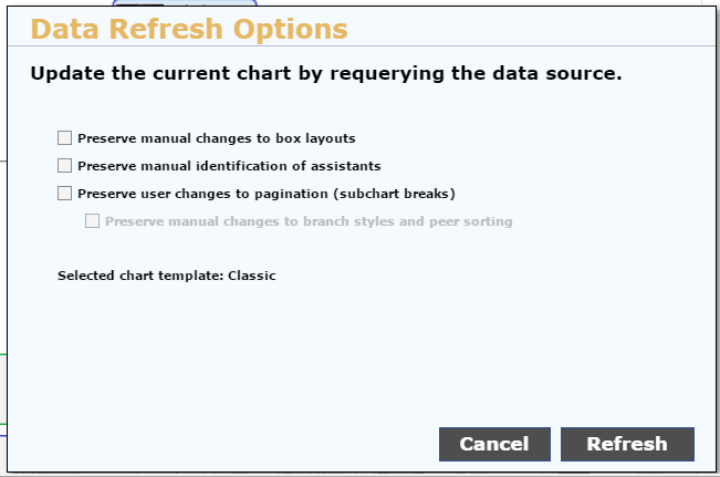 One Click Data Refresh