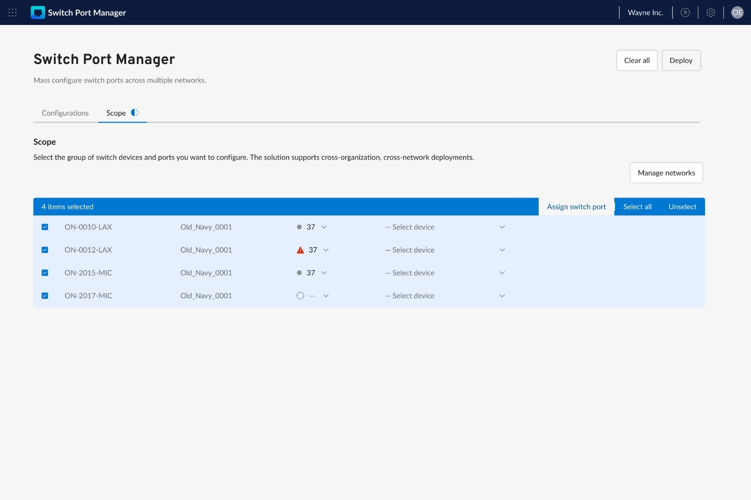 Switch Port Manager by BOUNDLESS | Cisco Networking App Marketplace
