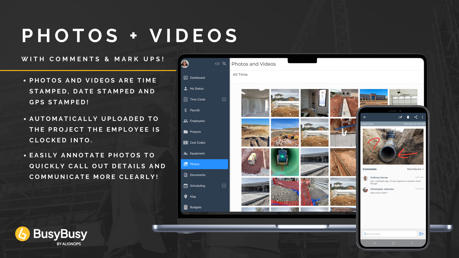 Photos, Videos & Notes