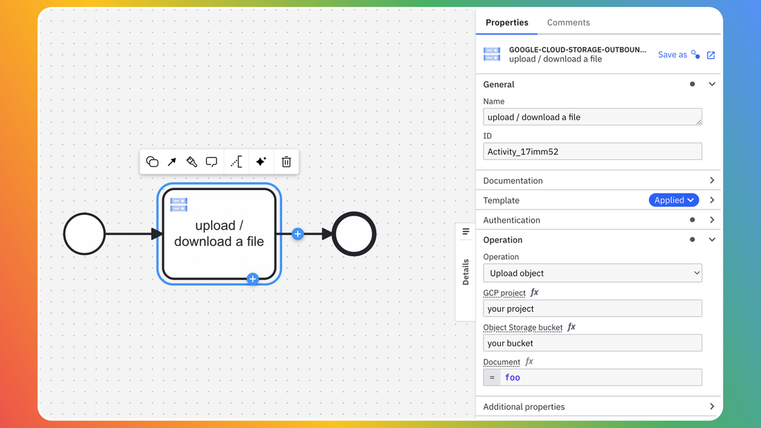 Manage files on Google Cloud Storage
