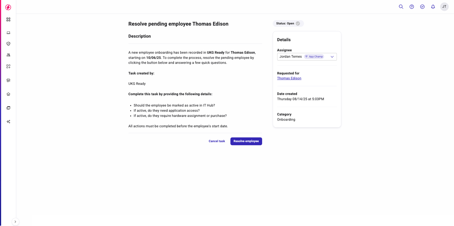 Features | Electric IT Hub | UKG Marketplace