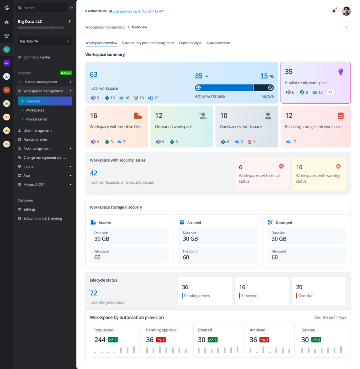 AvePoint Elements Storage Optimization for Workspace Management ...