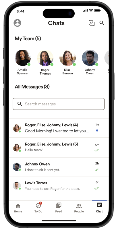 Direct and Group Chats
