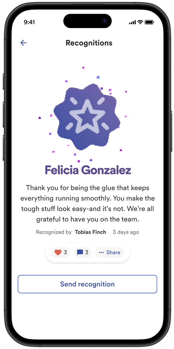 Embedded Recognition and Rewards Tools