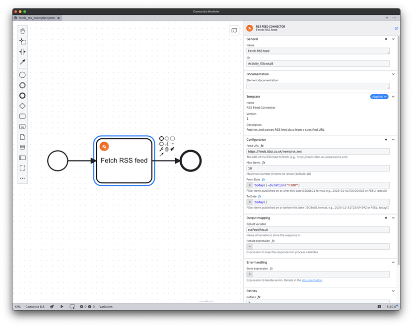 Fetch and parse RSS and Atom feeds with date filtering, sorting, and structured output