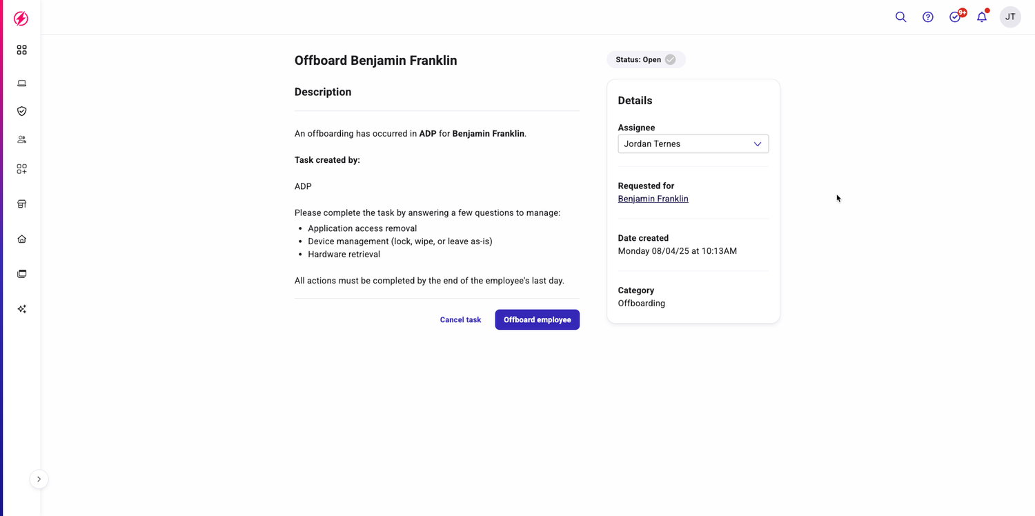 Automated IT Offboarding