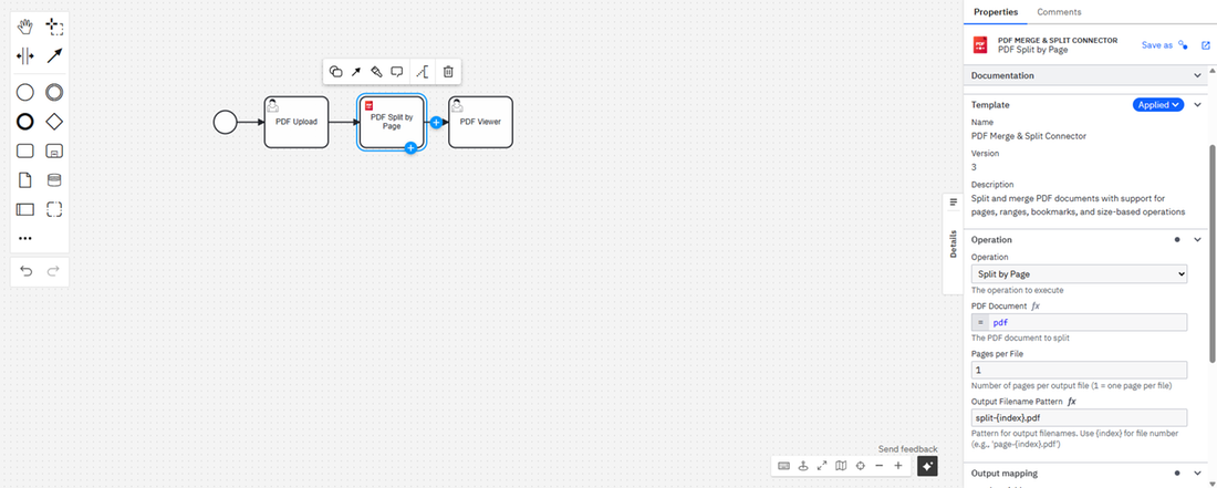 Provides out-of-the-box PDF manipulation.