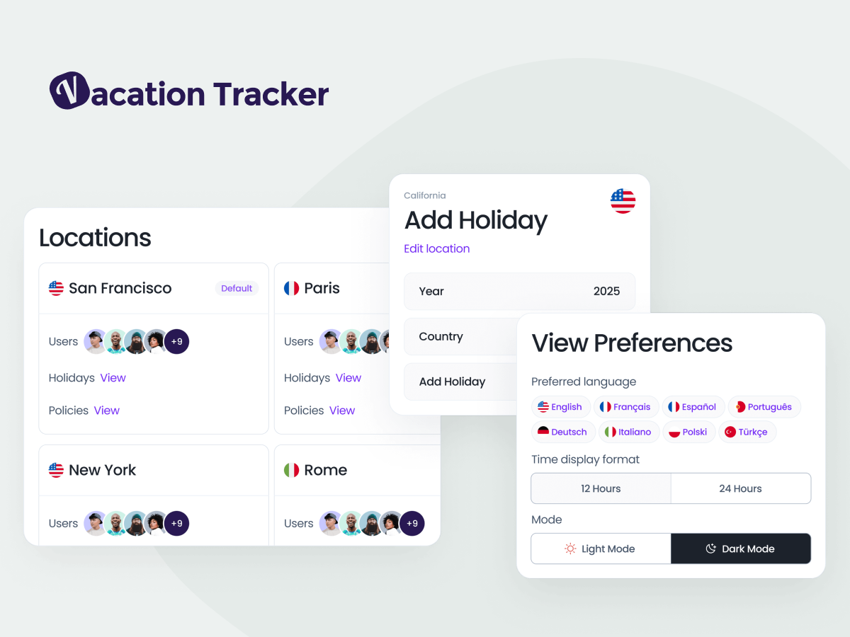 Manage multiple locations