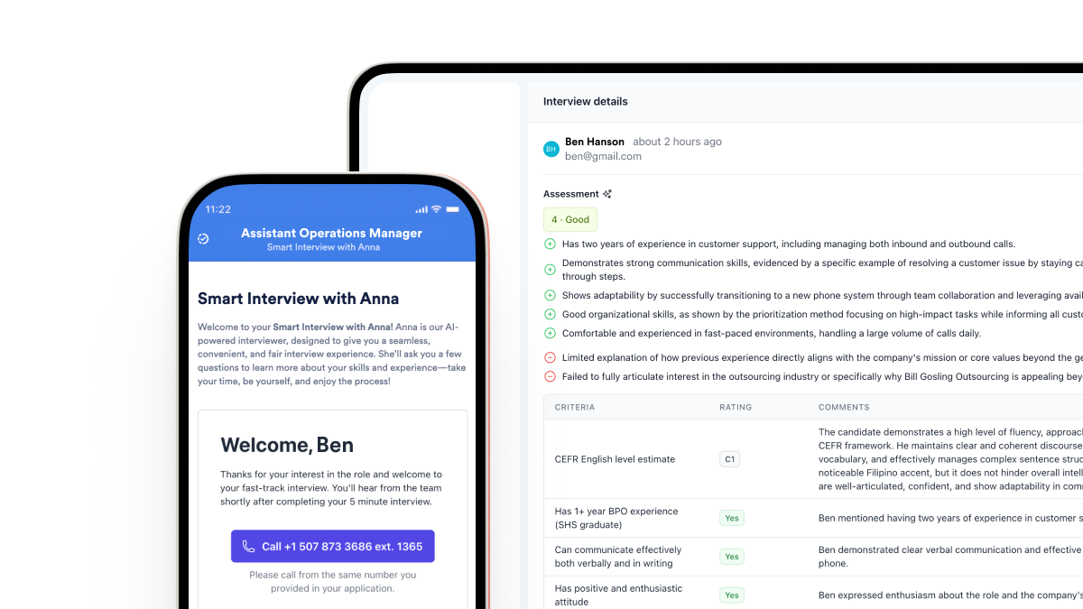 AI Interviewing and Screening