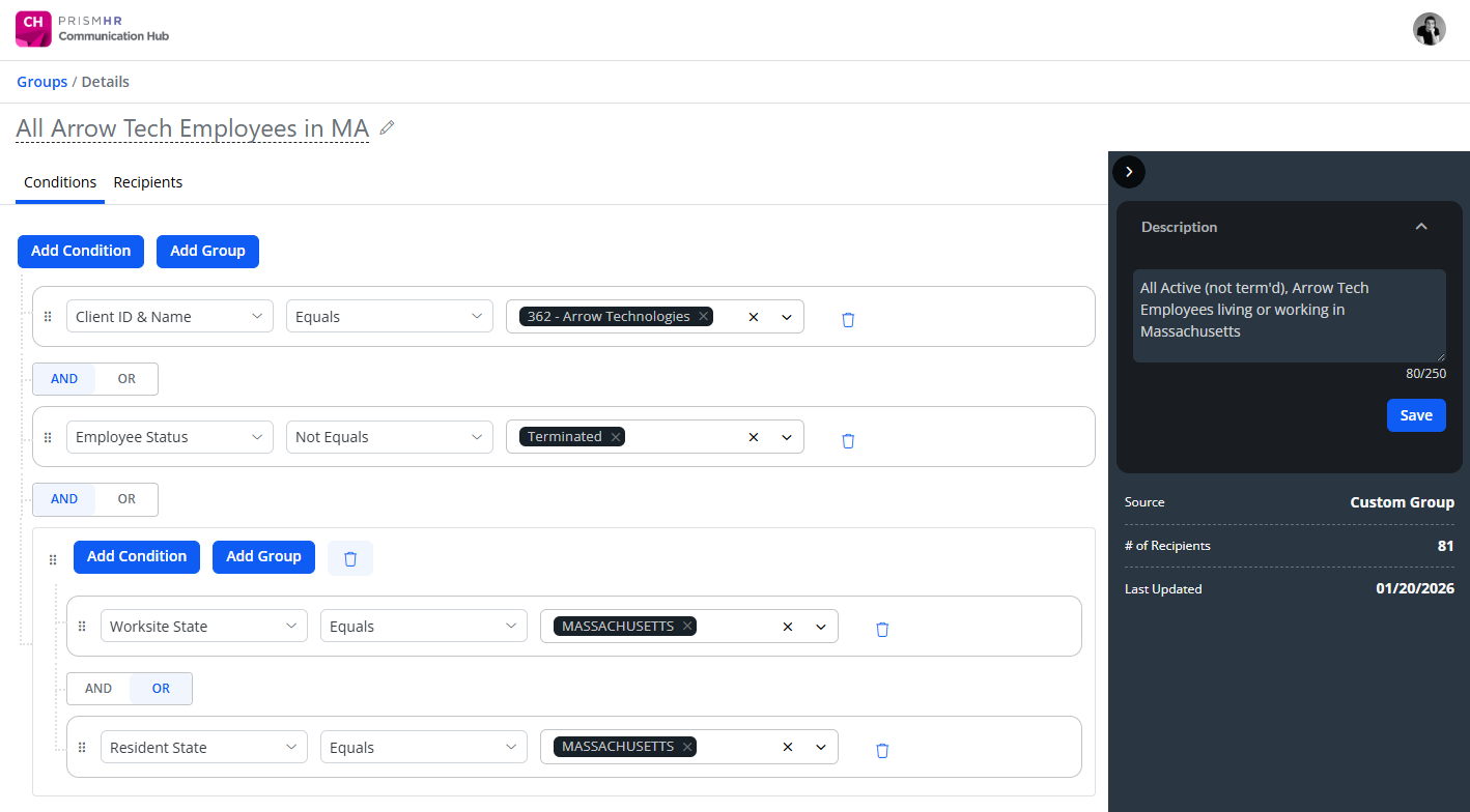 PrismHR Communication Hub | PrismHR