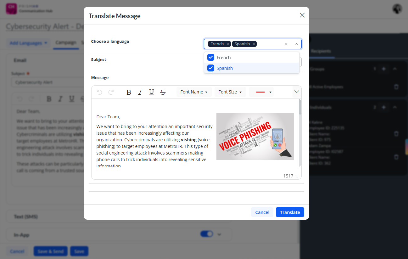 PrismHR Communication Hub | PrismHR