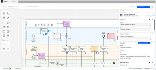 Connect Camunda to Odoo ERP