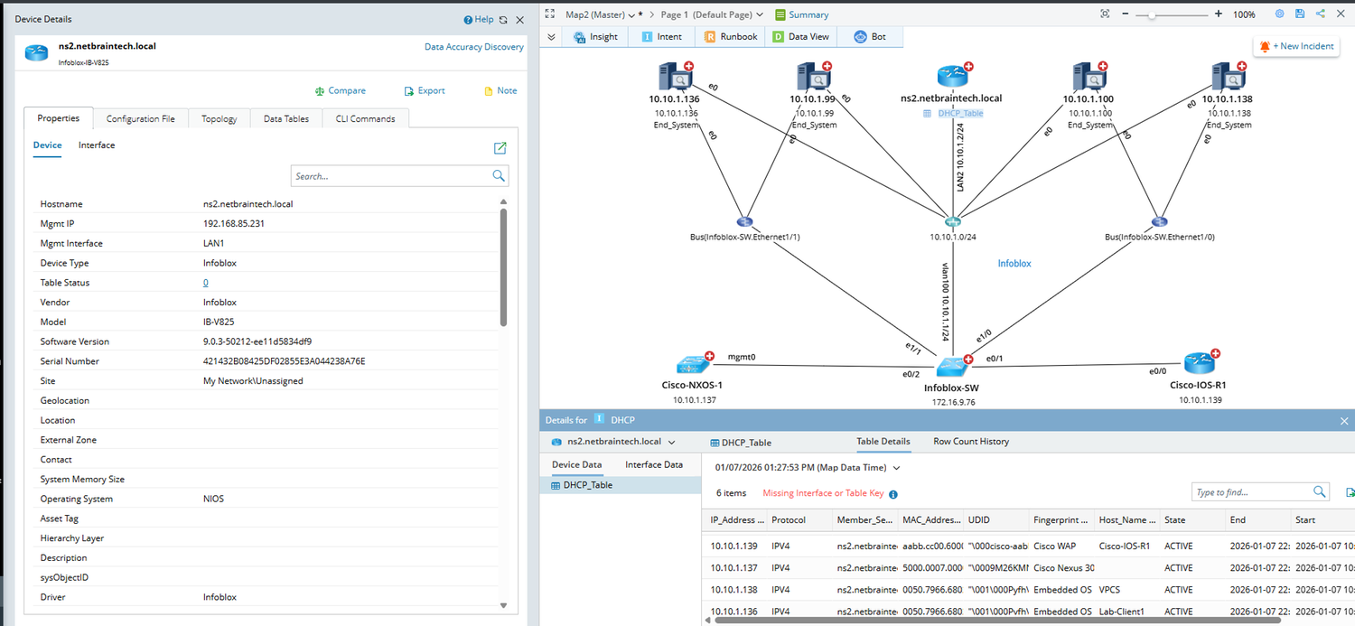 Infoblox NIOS DDI Integration for NetBrain | Infoblox Ecosystem