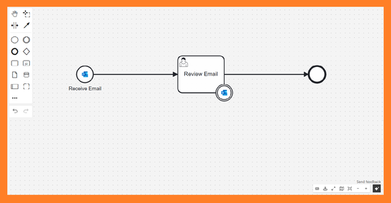 Act on emails in processes