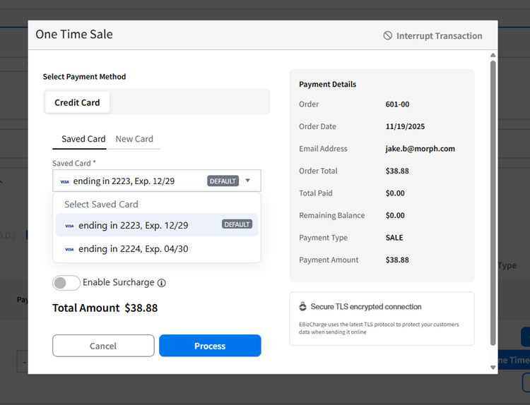 Infor Card EBizCharge Credit Card and ACH Processing | Infor Marketplace