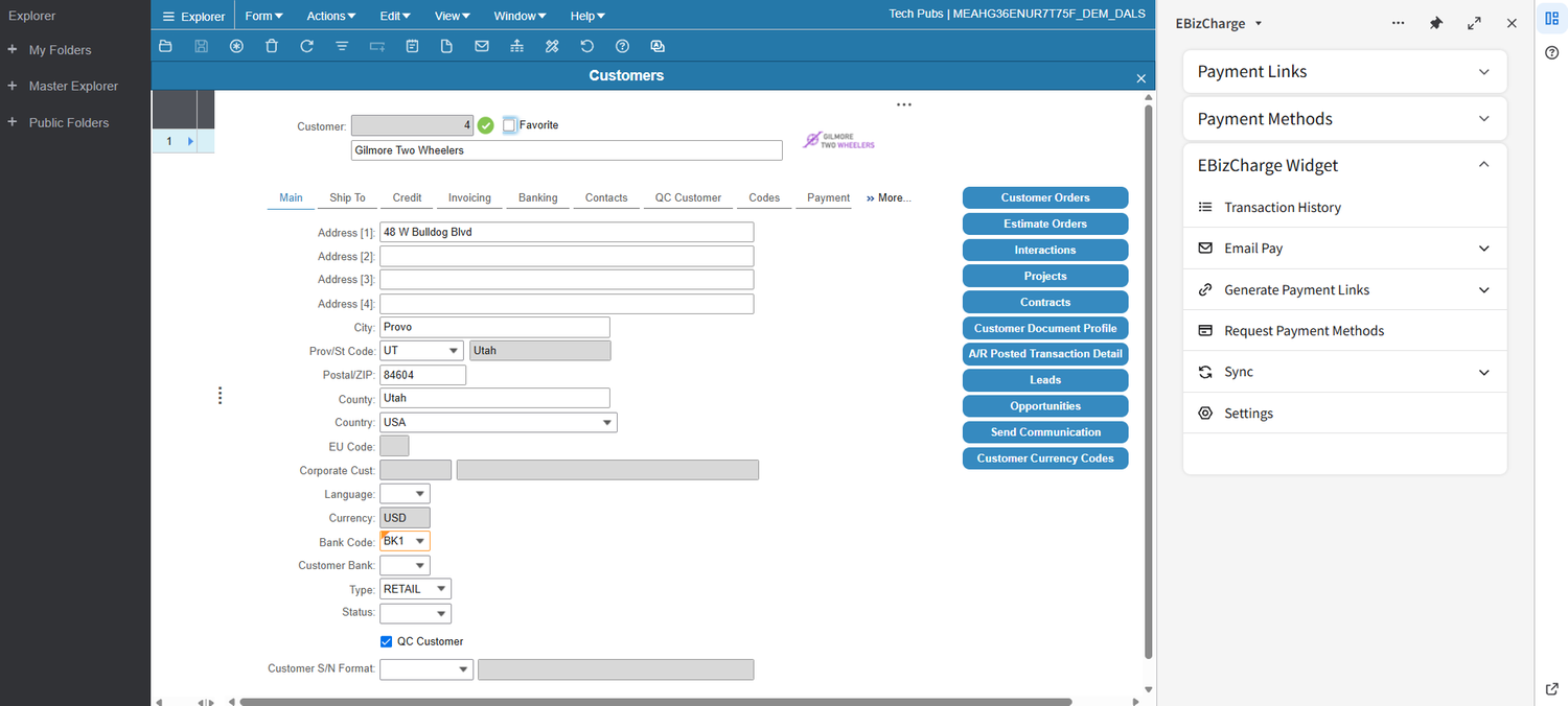 Infor Card EBizCharge Credit Card and ACH Processing | Infor Marketplace