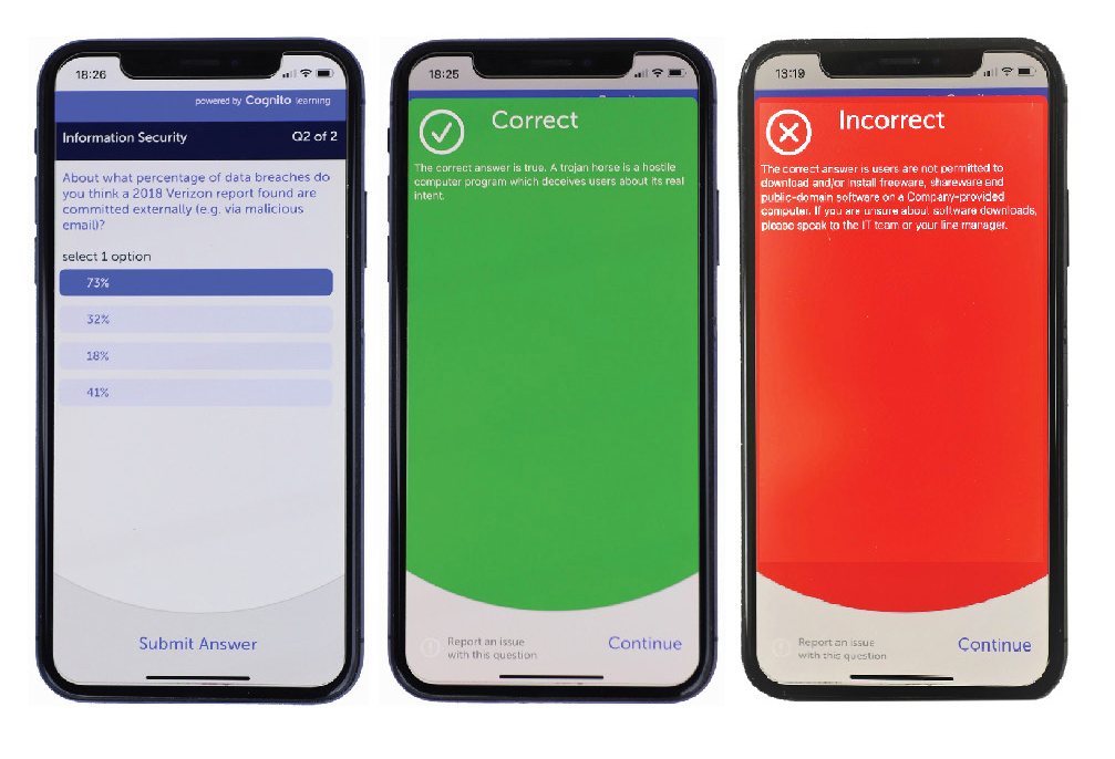 Flexible push microlearning