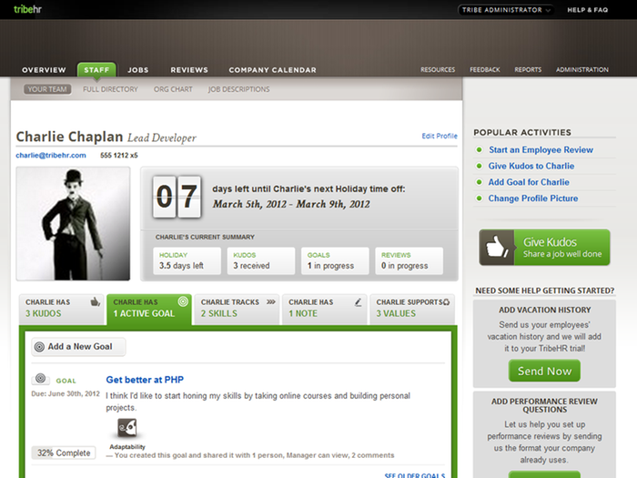 Standardized Performance Management